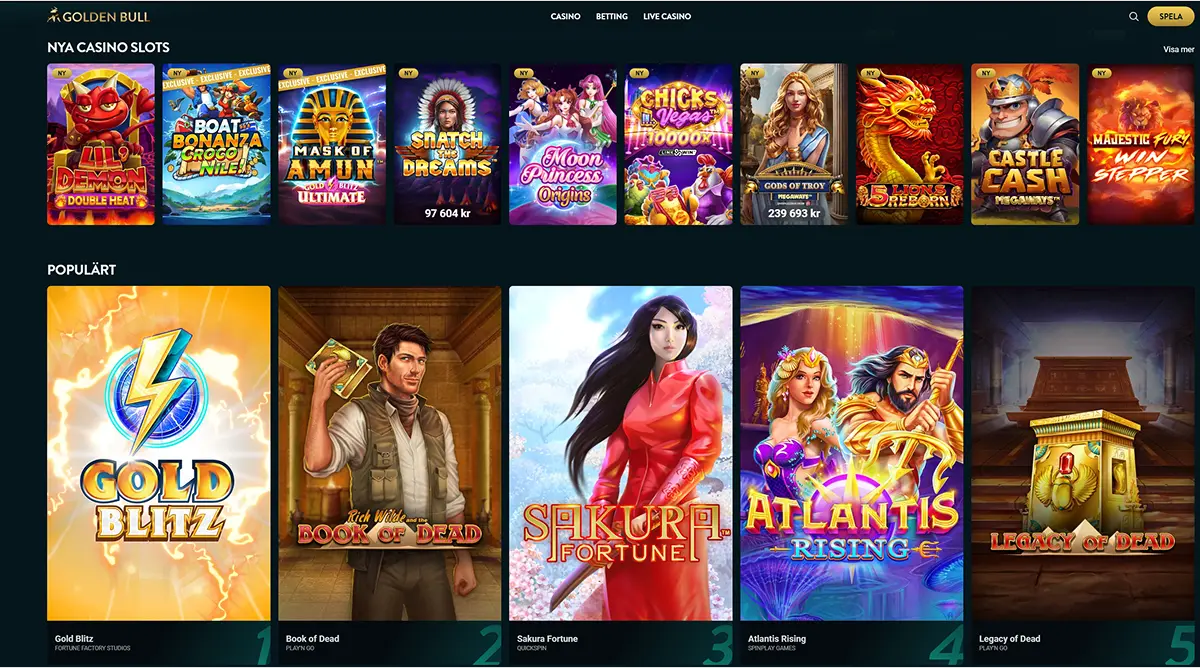 Spel som erbjuds på ledande online casino plattformar Spel som erbjuds på ledande casino plattformar